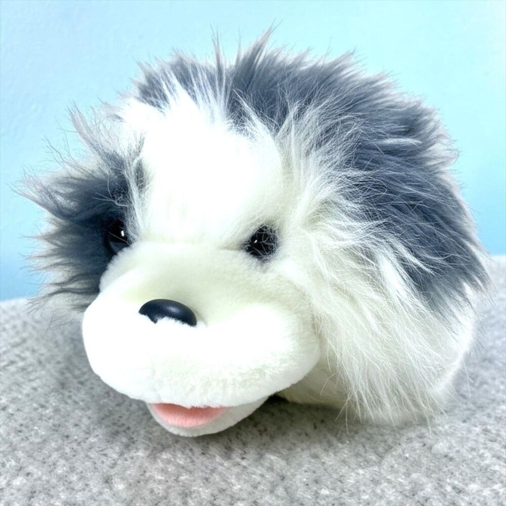 Vintage 1989 Ganz Heritage Collection Googles Sheepdog Plush Hand Puppet 15''